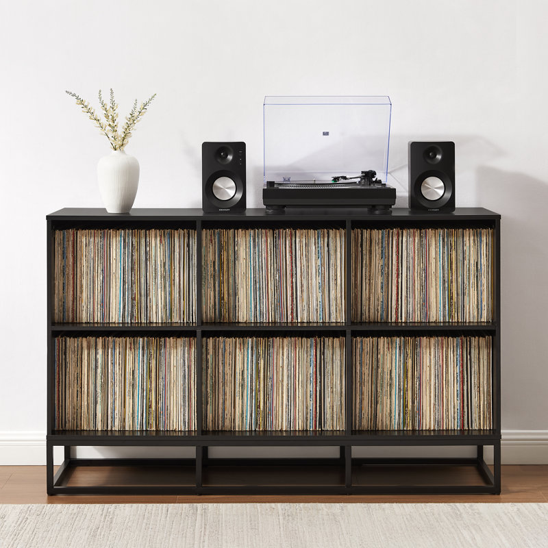 George Oliver Enzo 6 Cube Record Storage Media Stand & Reviews